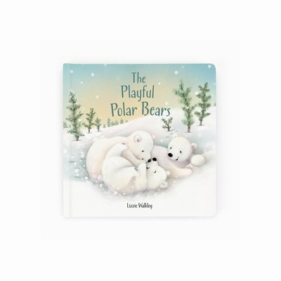 Jellycat The Playful Polar Bears and Perry Polar Bear Small USA | 13290TBNV